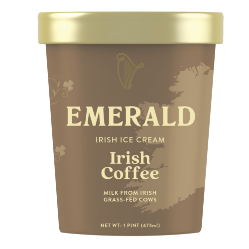 Emerald Irish Ice Cream - made with milk from Irish grass-fed cows - Irish Coffee