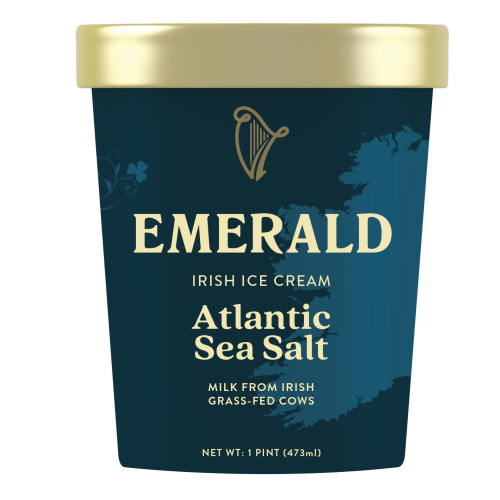 Emerald Irish Ice Cream - made with milk from Irish grass-fed cows - Atlantic Sea Salt